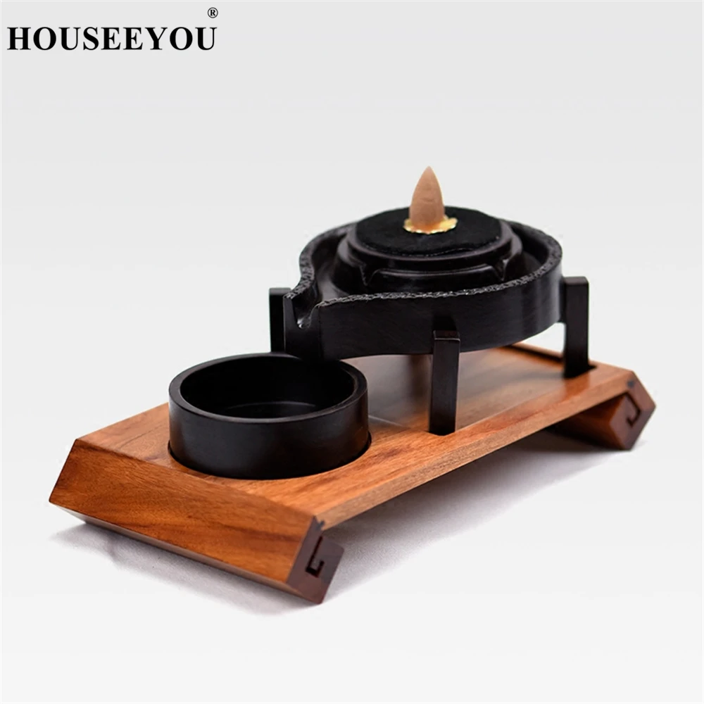 Креативная деревянная ароматическая курильница для благовоний горелка катушка