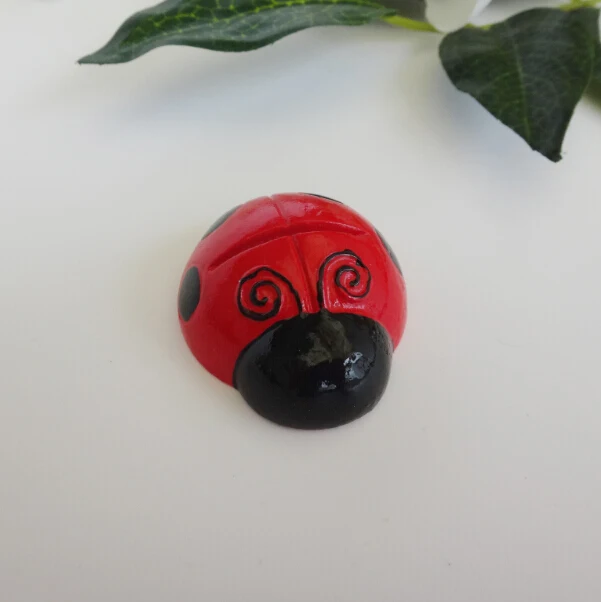 Красная божья коровка имя номер рассадочная карточка держатель для свадьбы