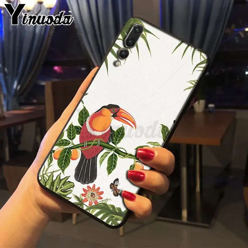 Чехол для телефона Yinuoda Tropical plants Toucan Parrot Huawei nova 3i P20Lite P10 Plus Mate10Lite Mate20 P20 Pro