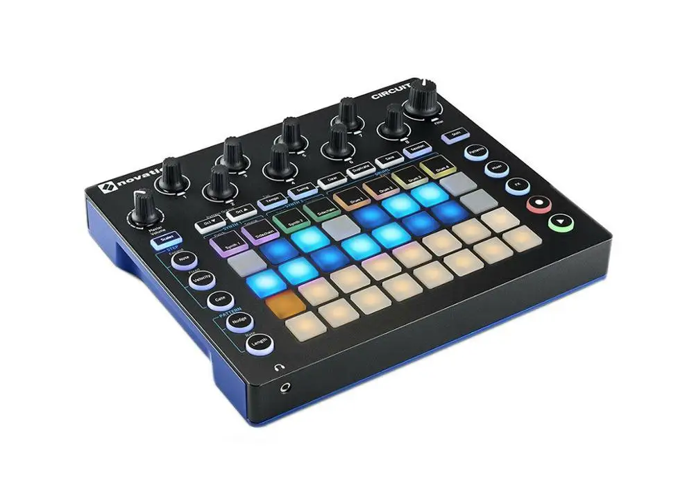 Novation Chain Groove Box синтезатор MIDI Контроллер барабанная машина электронная музыка хит колодки DJ сценический секвенсор synth sampler