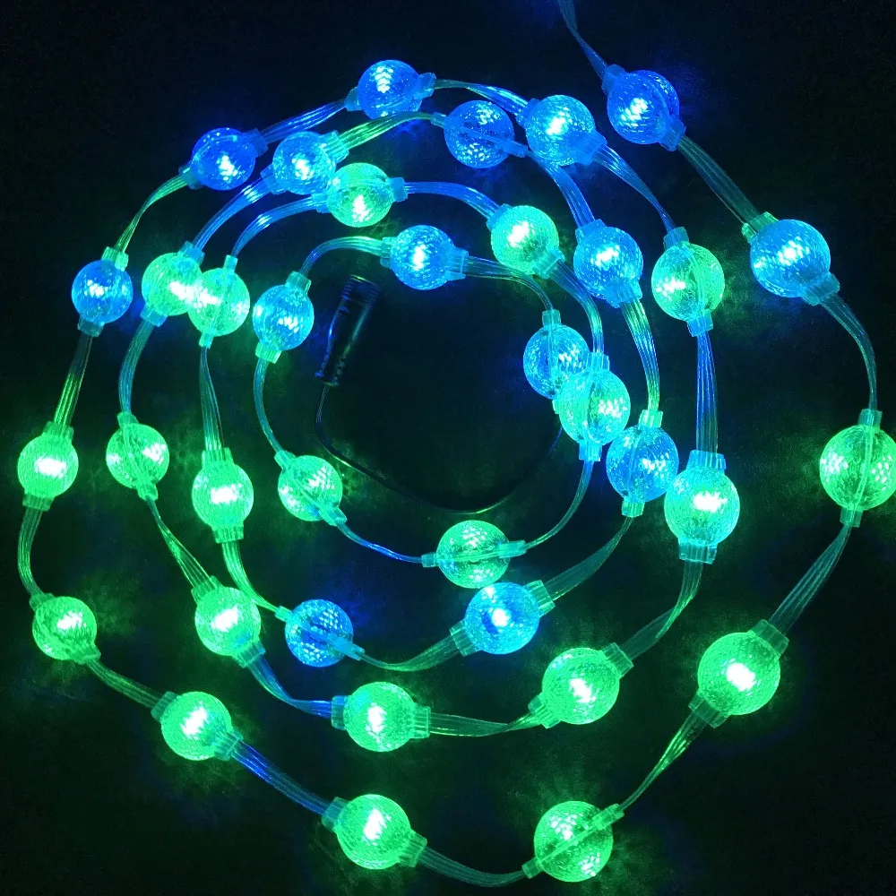 40 шт/шнур 25 мм DC12V UCS1903 LED адресуемый rgb Полноцветный пиксельный свет IP54 2