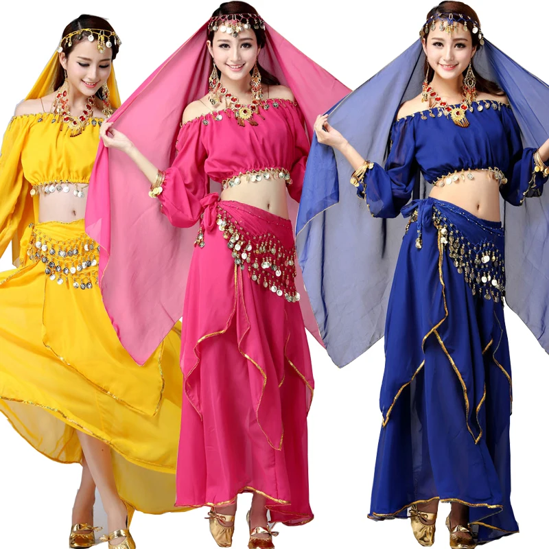 Леди для индийского беллиданса Болливуд танцевальные костюмы индийский танец