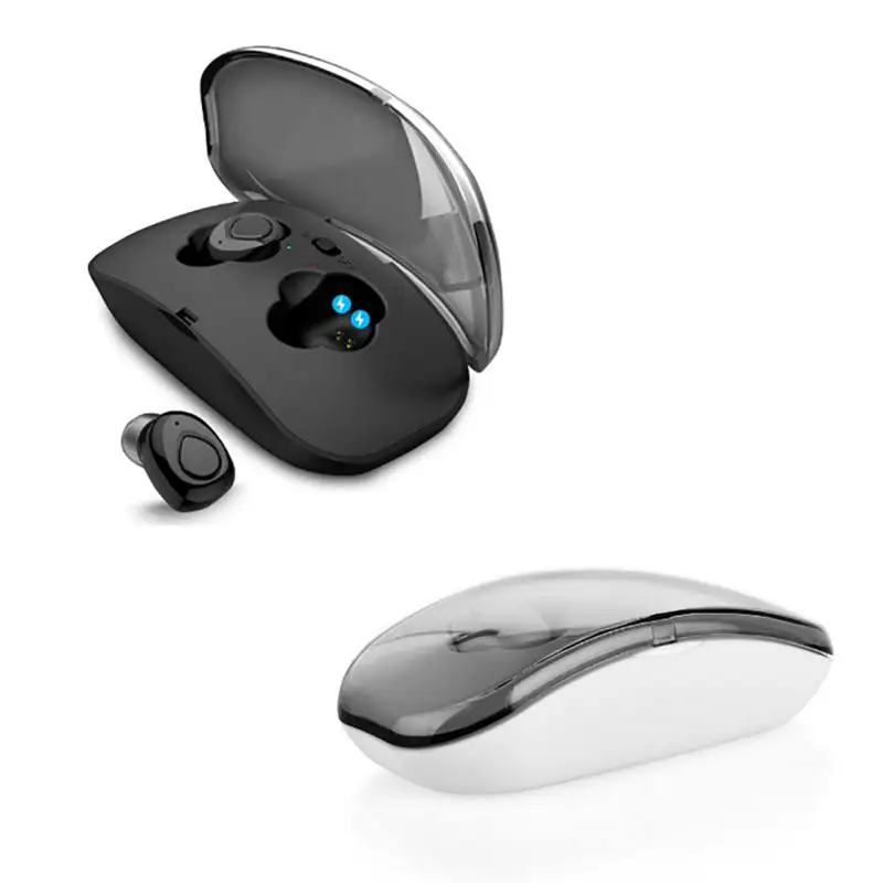 Беспроводная гарнитура в ухо Bluetooth стерео звук эффект HD вызов для IOS батарея