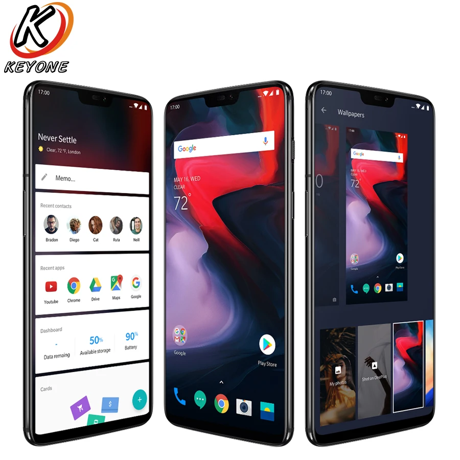 Мобильный телефон Oneplus 6 LTE 6,28 ''8 ГБ ОЗУ 128 Гб ПЗУ Snapdragon 845 Android 8,1 двойная задняя камера 20+ 16 Мп Водонепроницаемая NFC