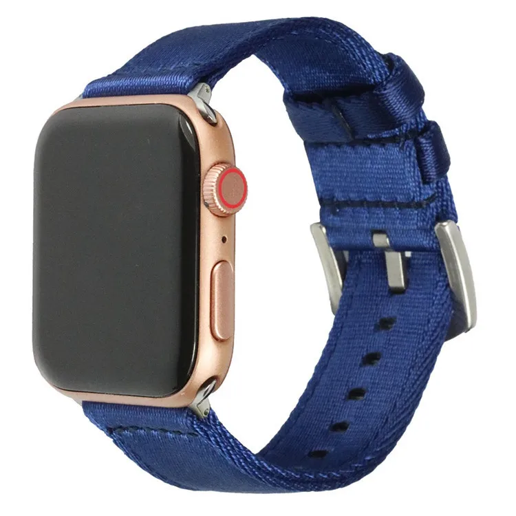 6 видов цветов тканые нейлон мягкие замена ремешок для Apple Watch Series4/3/2/1 классической пряжкой 42 мм 38 мм ремешок для iwatch Группа