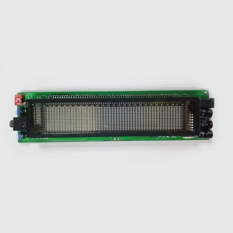 DIY цифровой VFD аудио 17 уровень музыка анализатор спектра дисплей 25 деление частоты FFT громкоговоритель коробка светодиодный 12 24 В 3,4 разъем