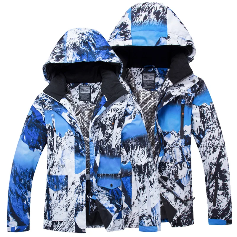 

Зимние лыжные куртки, мужские уличные термальные водонепроницаемые куртки для сноуборда, альпинизма, снега, лыжная одежда, Chaqueta de сноуборд