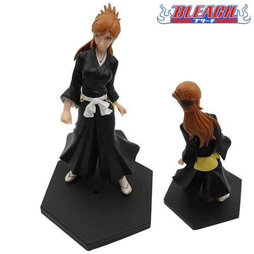 Bleach Орихиме Иноуэ с Темно-Оранжевый Длинные Волосы ПВХ Игрушки для Baby Дети Аниме |