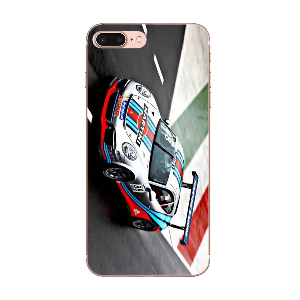 Martini гонки цвета для Apple iPhone X XS Max XR 4 4S 5 5C 5S SE 6 6S 7 8 Plus Прозрачный чехол