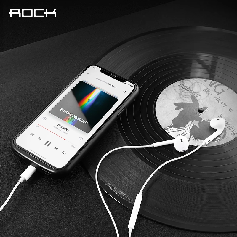 Rock power Bank зарядное устройство чехол для Apple Iphone 6 6s 7 8 задняя крышка батарейного отсека Tpu+ pc 6000mah зарядный чехол