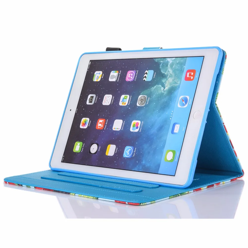 Модный чехол для планшета с художественным принтом для iPad Air, кожаный чехол-книжка на магнитной застежке, чехол s, чехол для iPad Air 1 Air 2, iPad 9,7