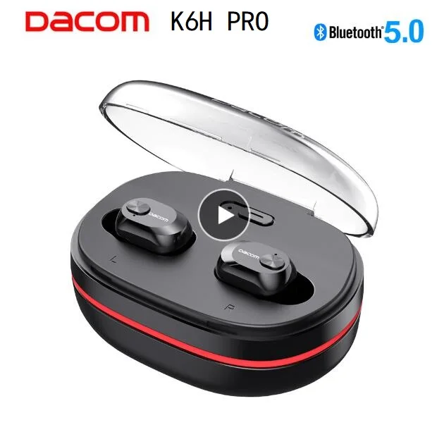 DACOM K6H Pro беспроводные Bluetooth наушники вкладыши TWS с V5.0 невидимый наушник