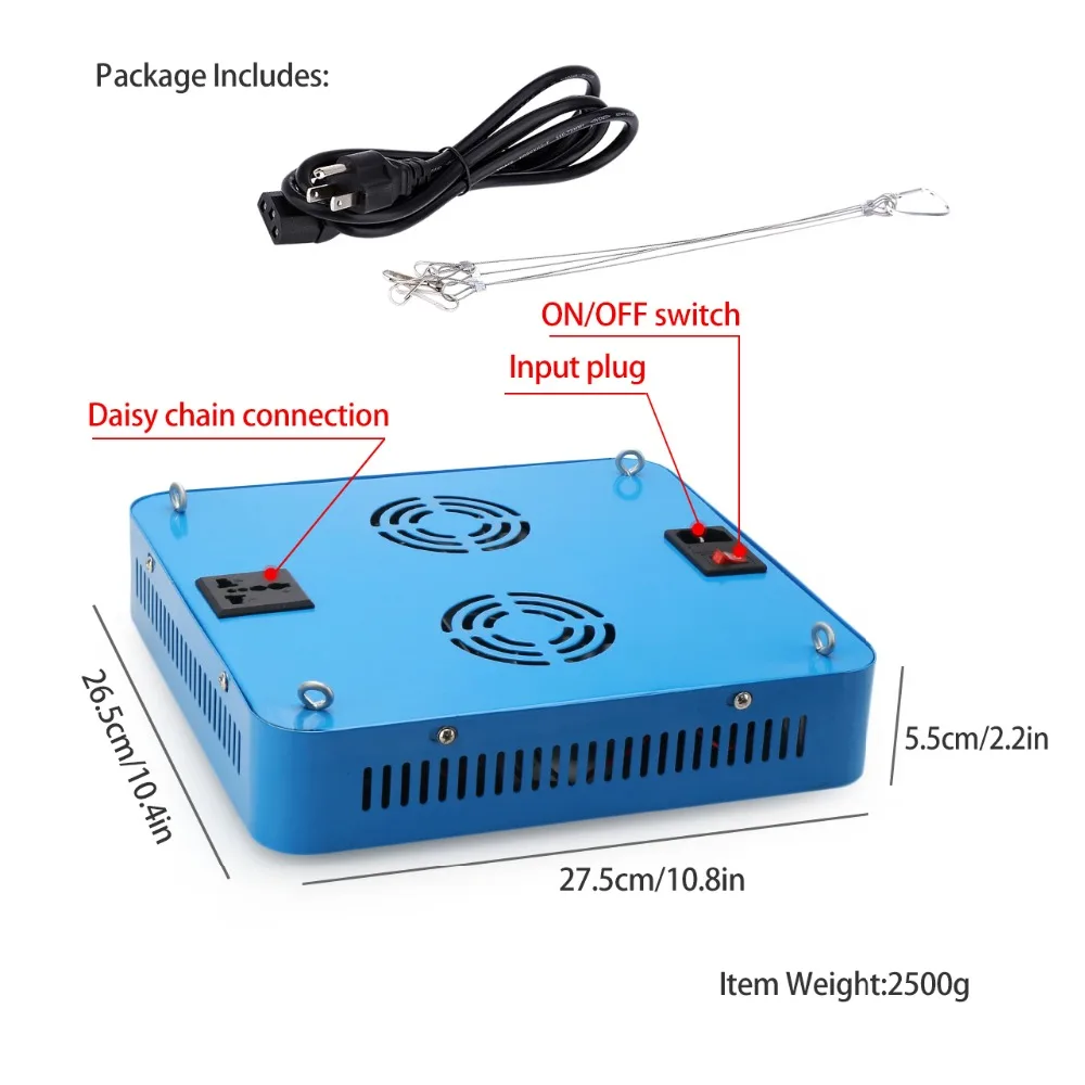 LED Grow Light 1000W 2000W 3000W Full Spectrum Grow Lamps For Medical Flower Plants Vegetative Indoor Greenhouse Grow Tent Box