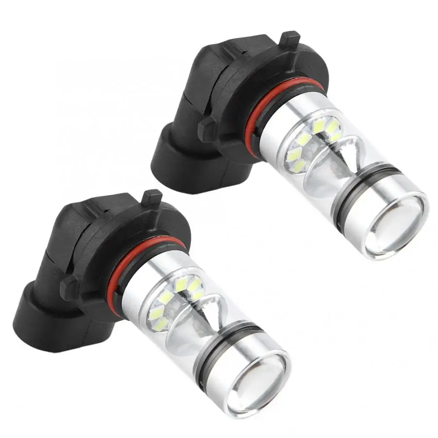 2 шт. 9005/H10 100 Вт 6000 К белые LEDFoglight лампы комплект противотуманных фар Автомобильные