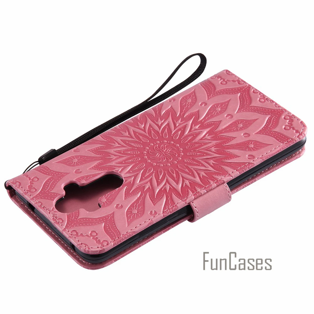 Рельефный узор случае СПС Fundas Huawei Коврики 9 чехол Coque 5.9 дюймов + держателей карт