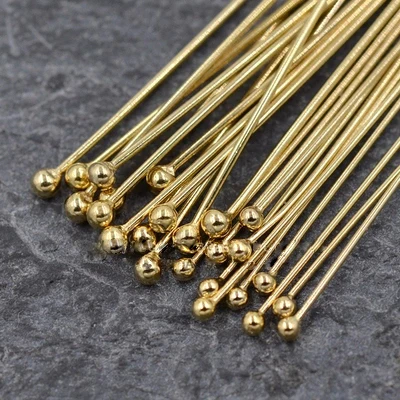 PINJEAS, ручная работа, 14k позолоченные шарики высокого качества, размер все 0,5/0,64 мм для изготовления ювелирных изделий своими руками