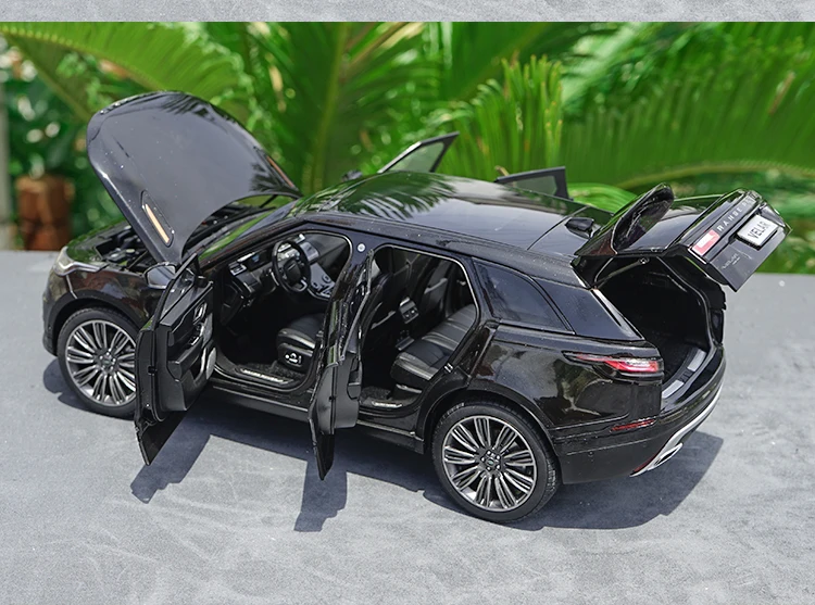 Изысканная модель из сплава велара с ЖК-дисплеем 1:18, модель внедорожника с высокой имитацией, Высококачественная коллекция и подарки