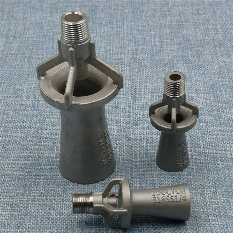 Промышленное образовательное сопло venturi educotor jet 1/4 дюйма 3/8 1/2 1 дюйм 3/4 размер
