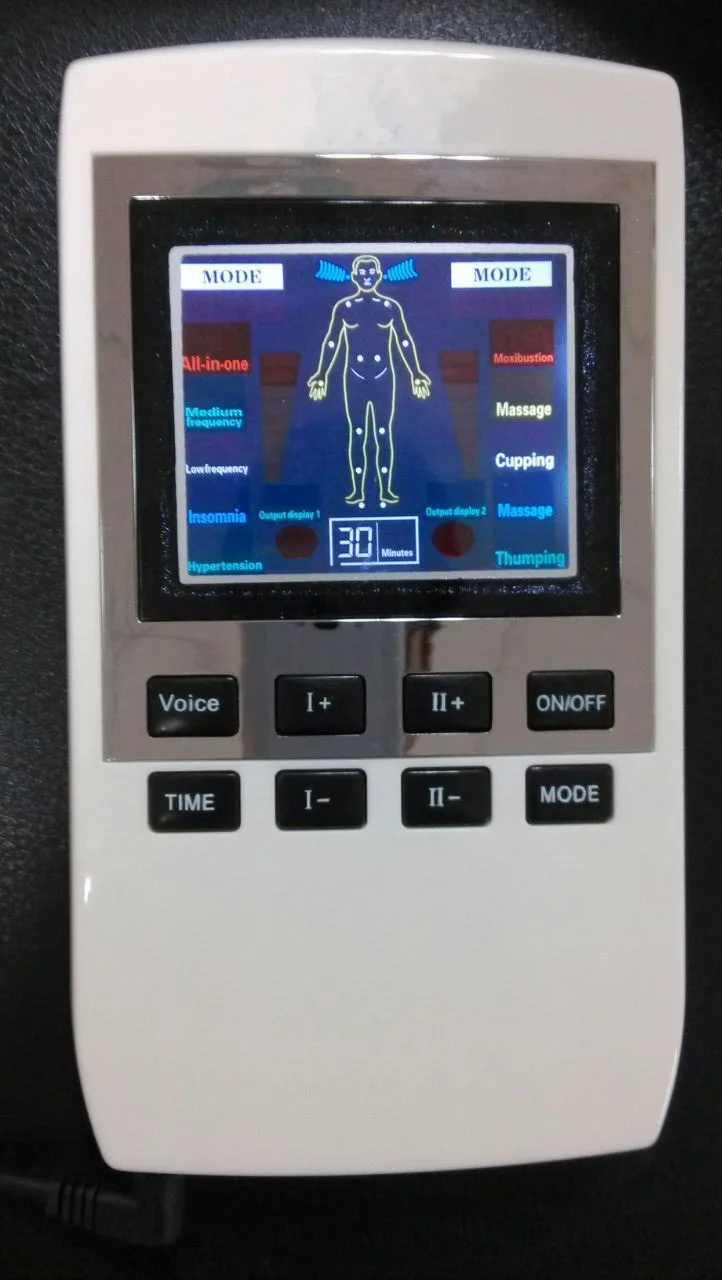 biofeedback обезболивающий блок с низкой и средней частотой с красочным экраном, голос, многофункциональный, 10 режимов