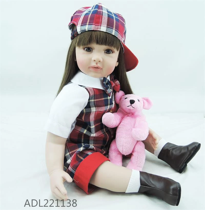 Силиконовые куклы-младенцы 55 см 22 дюйма | Игрушки и хобби