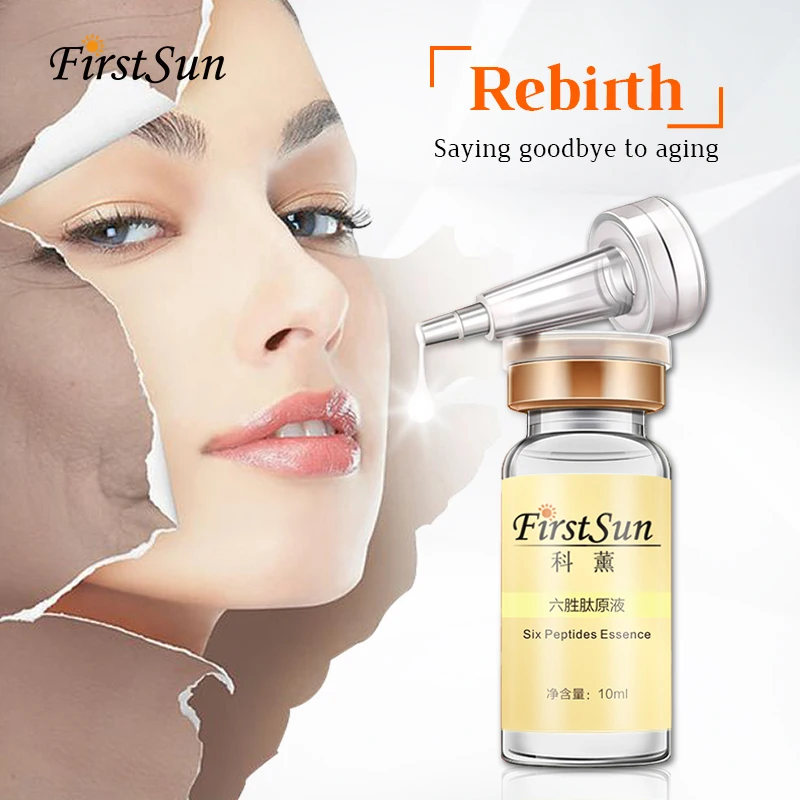 2 шт Firstsun коллаген шесть пептидов против морщин Сыворотка для лица крем