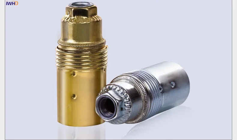 IWHD E14 патрон E27 светильник держатель лампы Douille Portalamparas винтажный Ретро патрон E27 патрон цоколь UL CE Homekit