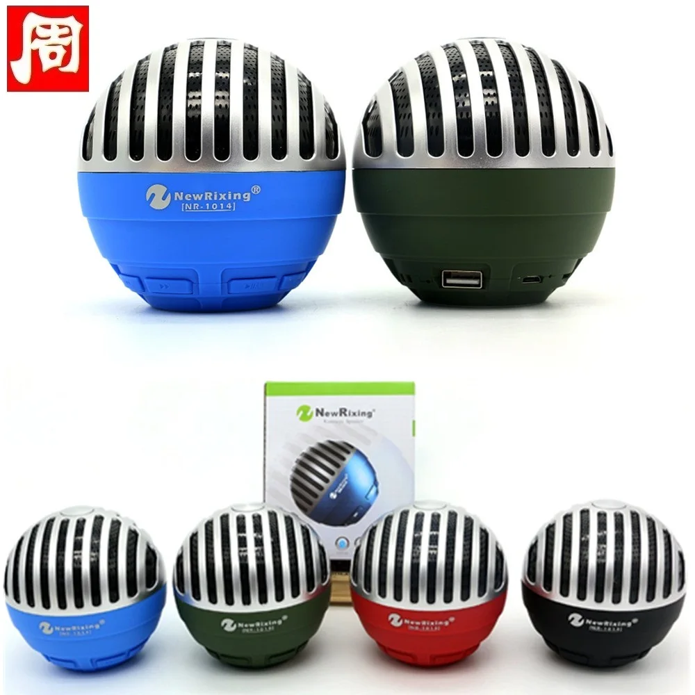 Nr-1014 Портативный Mini Bluetooth Динамик бас Беспроводной Колонки Светодиодная лампа с