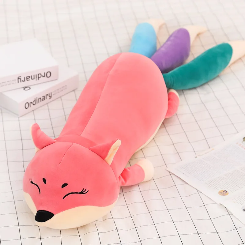 Kawaii лиса мягкие животные плюшевые игрушки для детей плюшевая подушка мягкая