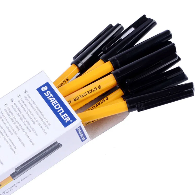 Ручка STAEDTLER 430F/M Canetas шариковые ручки Черный Синий Красный Ручка Студенческая Caneta офисная Lapiceros Creativos Papeleria Y Oficina