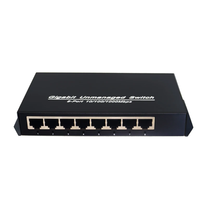 1000 м 8-портовый гигабитный коммутатор Отель школы домашней сети LAN Fast Ethernet industry data
