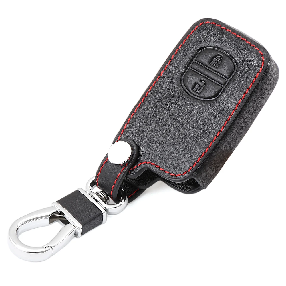 Кожаный чехол для ключей автомобиля кольцо Toyota Land Cruiser Prado 150 Camry Prius корона Subaru 2013