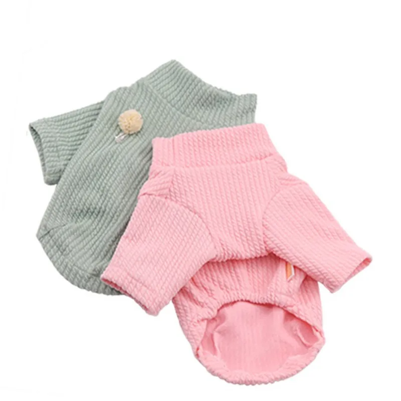 Новый зимний свитер для собак модная эластичная нижняя рубашка средних и больших