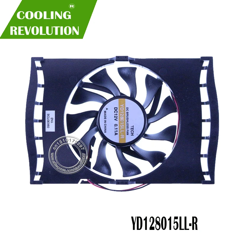 Вентилятор VGA 75 мм для ASUS EAH4830 4650 4670 EN9600GT 9500GT 2 контакта фотоэлементы 12 В