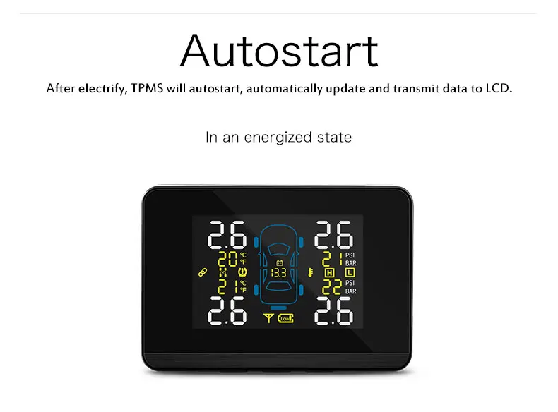 Автомобильный беспроводной TPMS монитор давления в шинах, двойной USB Автомобильное зарядное устройство для телефона gps с 4 внешними сменными датчиками батареи