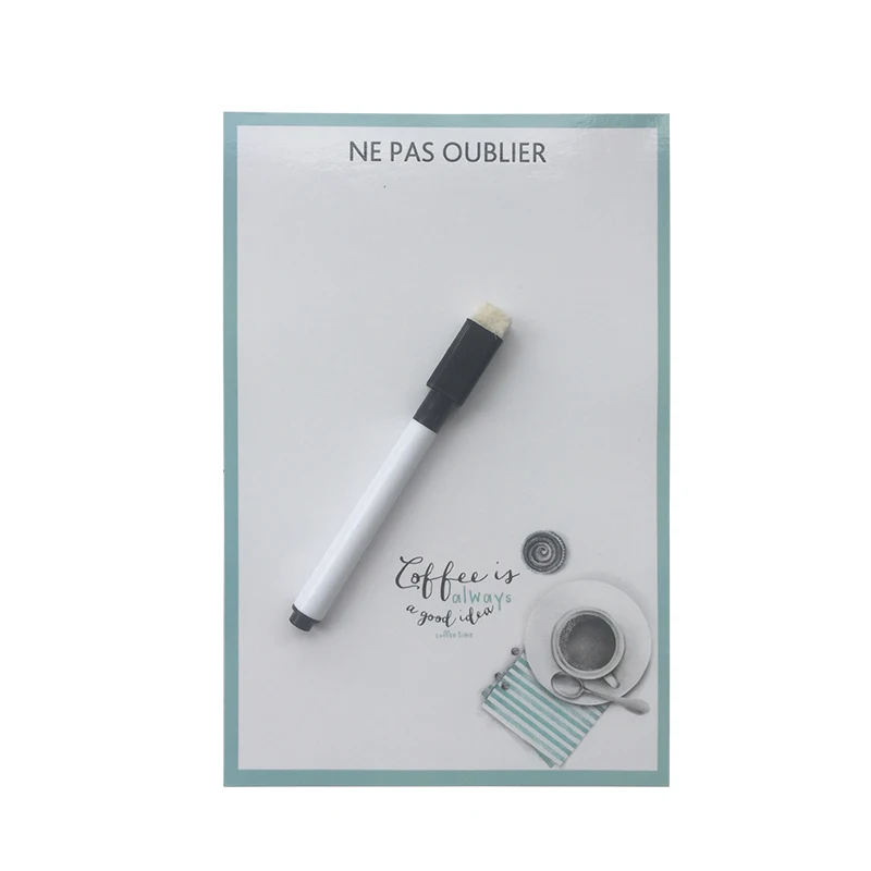 Кухонная печатная сухая стираемая Гибкая магнитная доска/доска для