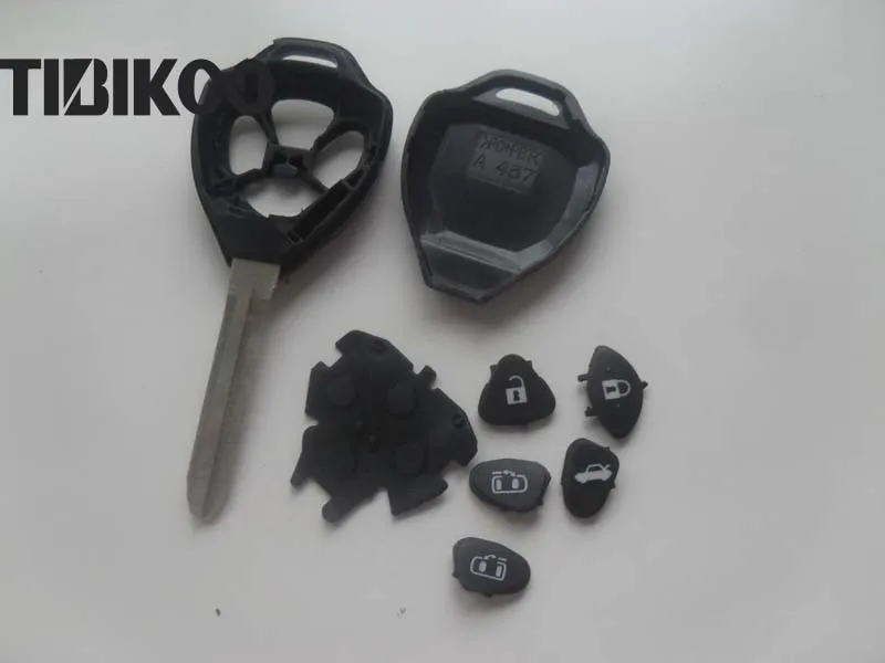 4 кнопки дистанционного ключа оболочки для Toyota Camry Avalon Celica (полоса открыть дверь