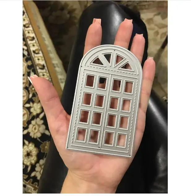 Оконная рамка, металлические Вырубные штампы для DIY скрапбукинга, фотоальбом, декоративное тиснение, карточка, вырубка