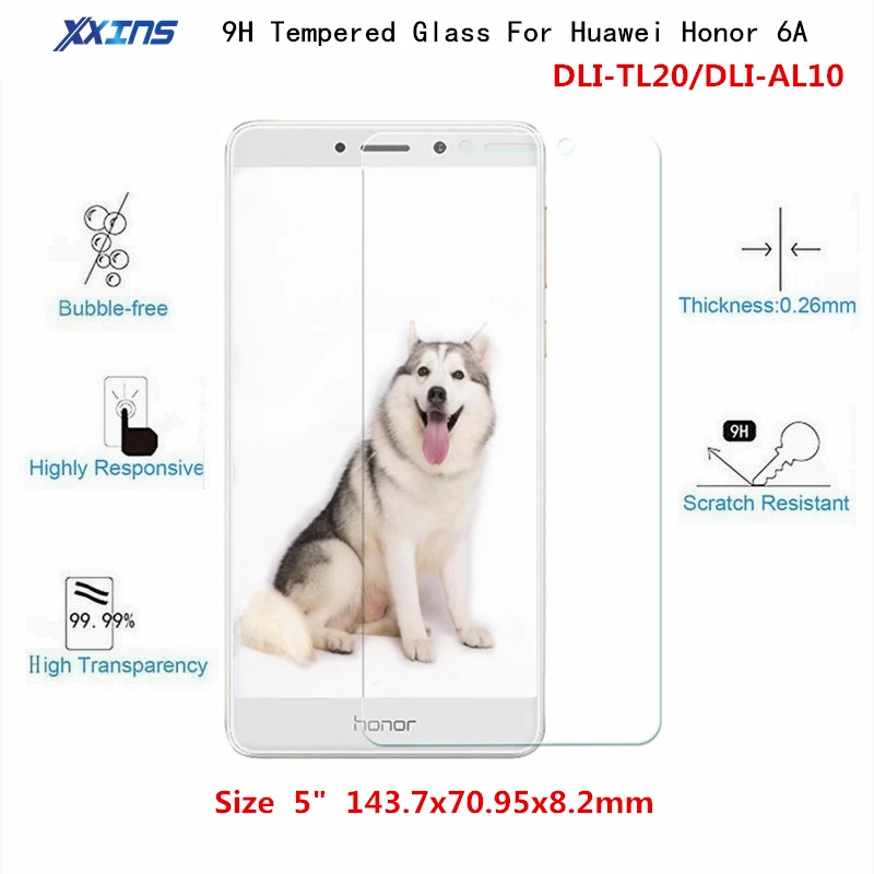 Твердое закаленное стекло для huawei Honor 6A защита экрана 5 0 дюймов DLI TL20 AL1 смартфон 9 H