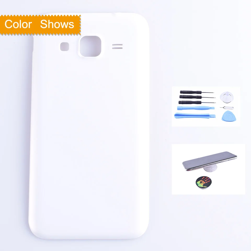 G360 white with gift Чехол для samsung Galaxy Core Prime G360 G360H G360F G361 G361F G361H корпус батарейного отсека задняя крышка чехол задняя дверь шасси - Цвет: G360 white with gift