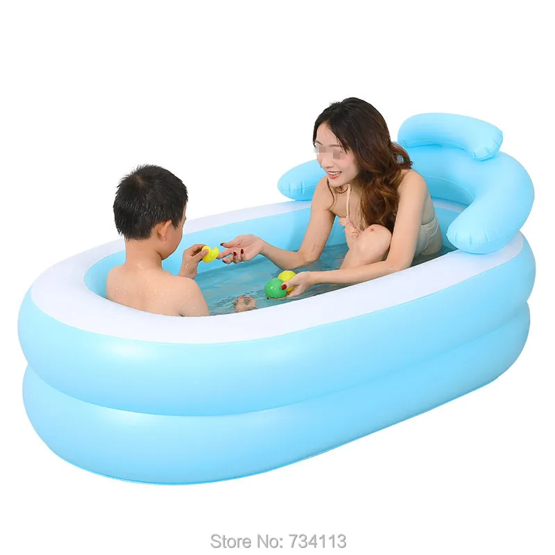 Мини бассейн ванны Спа Надувная ванна с воздушным насосом надувная Ванна ложится