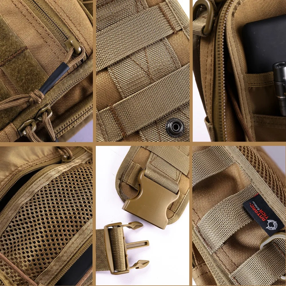 Антарктика нейлон походный Кемпинг Охота камуфляж рюкзак 1000D Molle Военная Тактическая Сумка