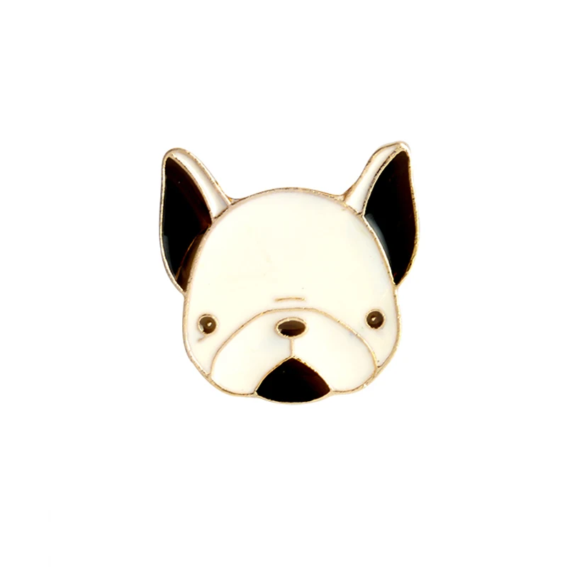 Dog 3 шт. набор Мультяшные Броши Kpop булавки Собака Цветы Win My Heart брошь на хиджаб куртки цвета металлик булавка для воротничка рубашки женские кнопка для сумки значки - Окраска металла: Dog