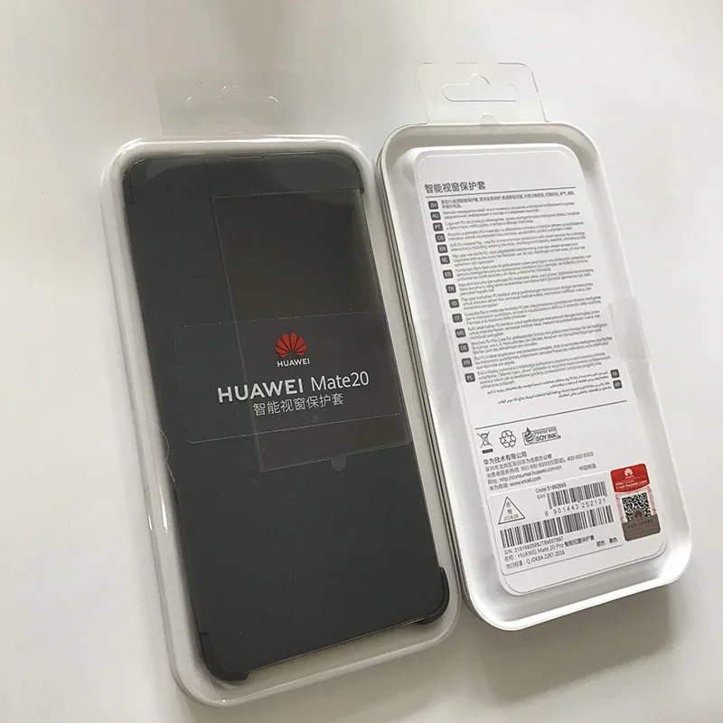 Оригинальный чехол для Huawei Mate 20 S View задняя крышка флип смарт Windows кожаный 6 53