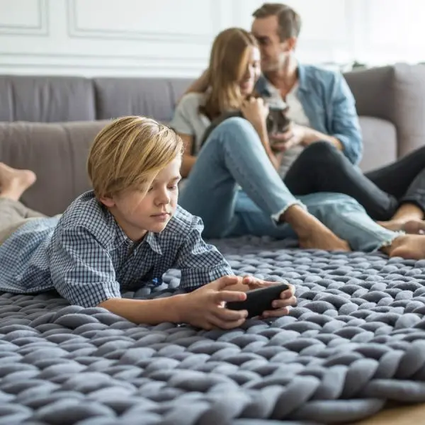 Новая мода искусственная толстая пряжа шерсть мериноса объемные Вязаные пледы