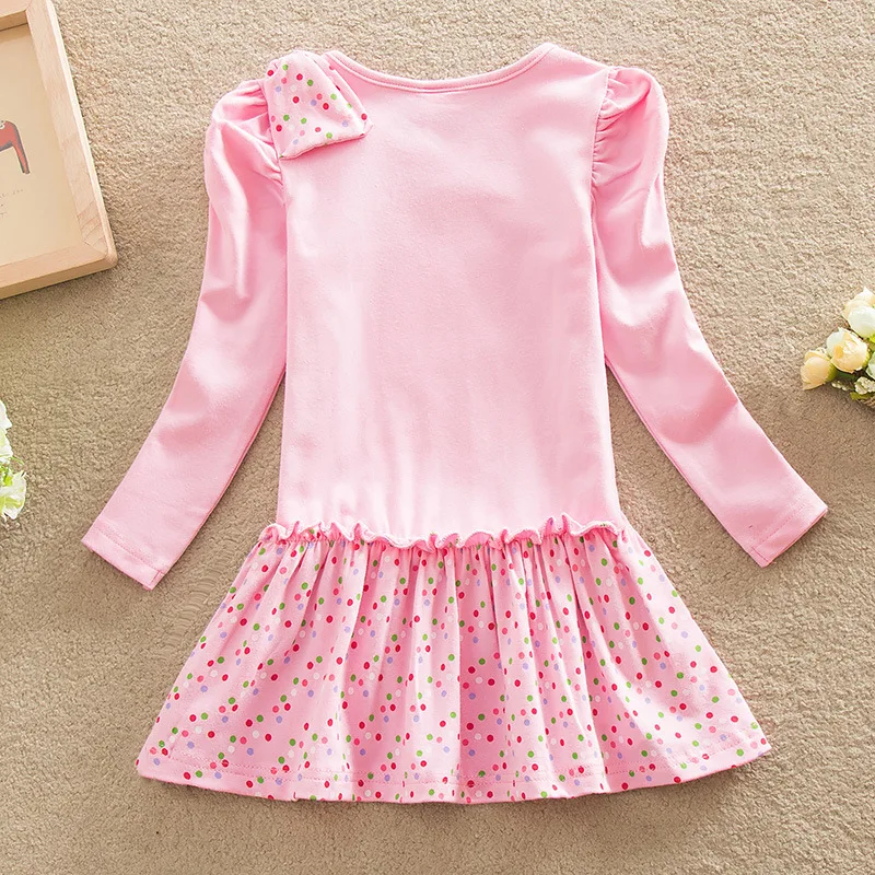 2018 Детские платья для девочек платье маленьких Dressses принцесса мультфильм Vestidos