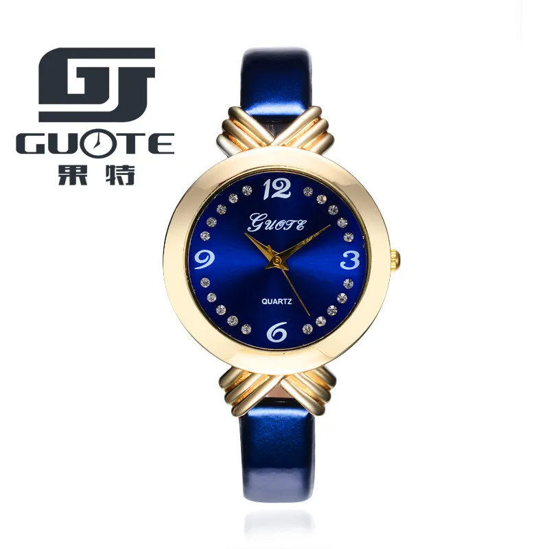 2017 Элитный бренд Для женщин наручные часы цвет: черный синий красного цвета