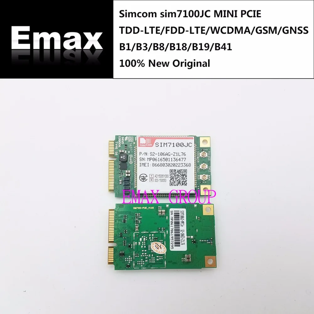 Бесплатная доставка Simcom sim7100JC мини PCIE TDD-LTE/FDD-LTE/WCDMA/GSM/GNSS B1/B3/B8/B18/B19/B41 100% Новый