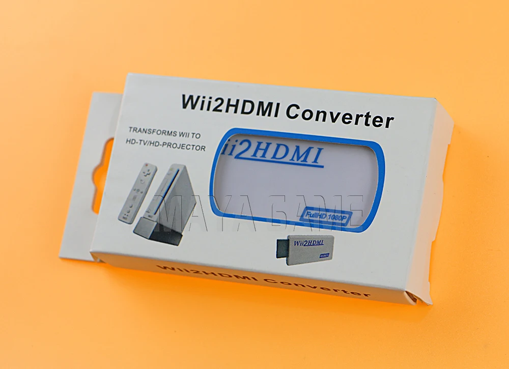 Оригинальный преобразователь для Wii в HDMI совместимый конвертер Wii2HDMI 3 5 мм аудио