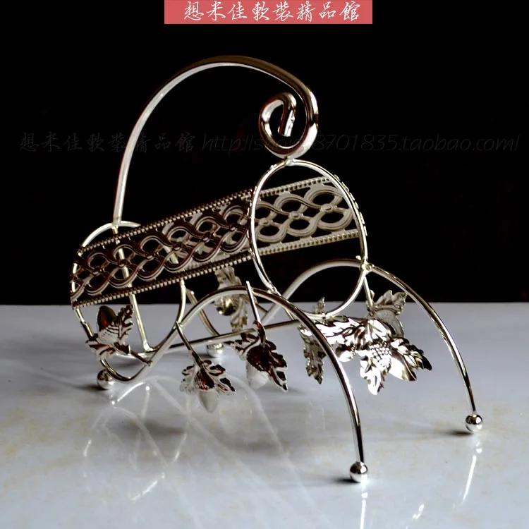 

Special silver plated, European style wine rack, wrought iron wine rack, wine rack, home furnishings
