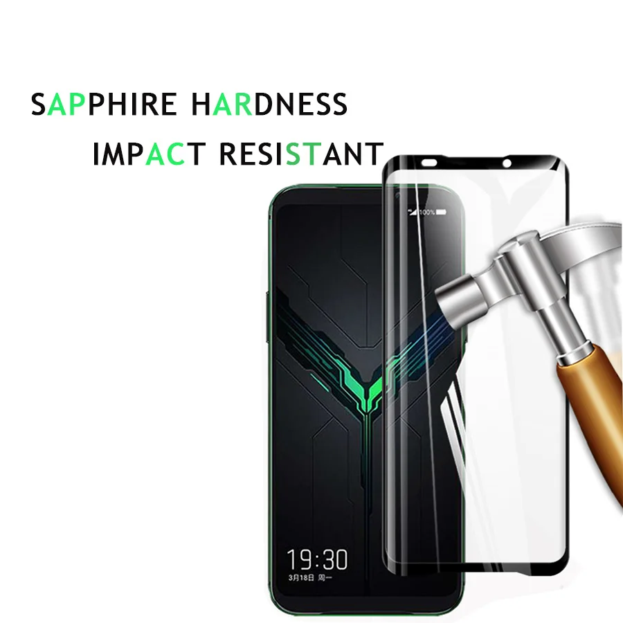 VALAM 9D закаленное стекло для xiaomi black shack 2 Защита экрана Xiaomi 9H полное покрытие